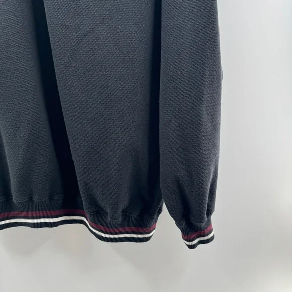 Lee Sport Black Knit Crewneck Sweater Men’s Size Large - Picture 3 of 5